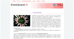 Desktop Screenshot of eventiavanti.it