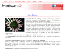Tablet Screenshot of eventiavanti.it